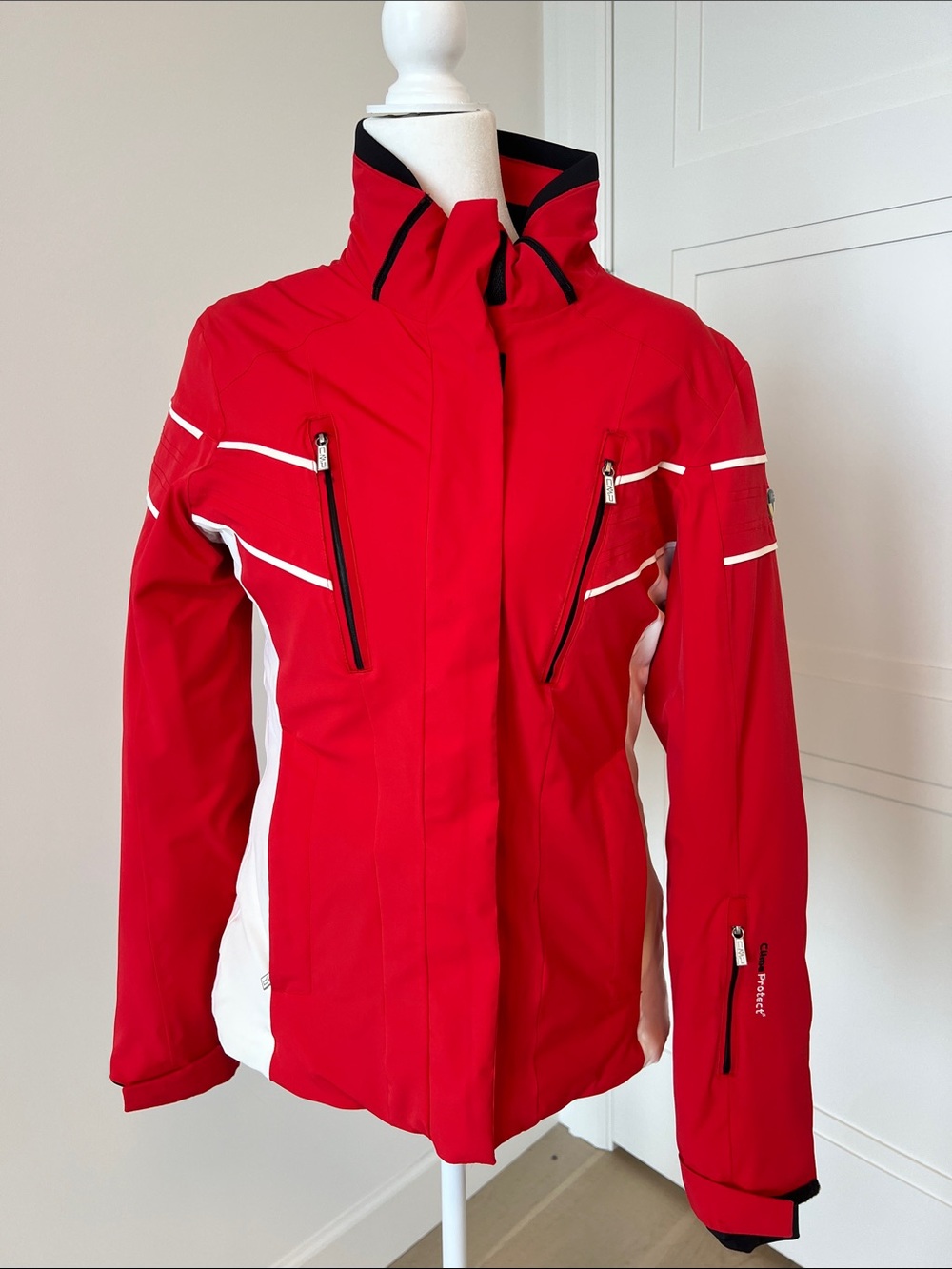 Clima Protect ProRed Women's Ski Jacket with White Accents